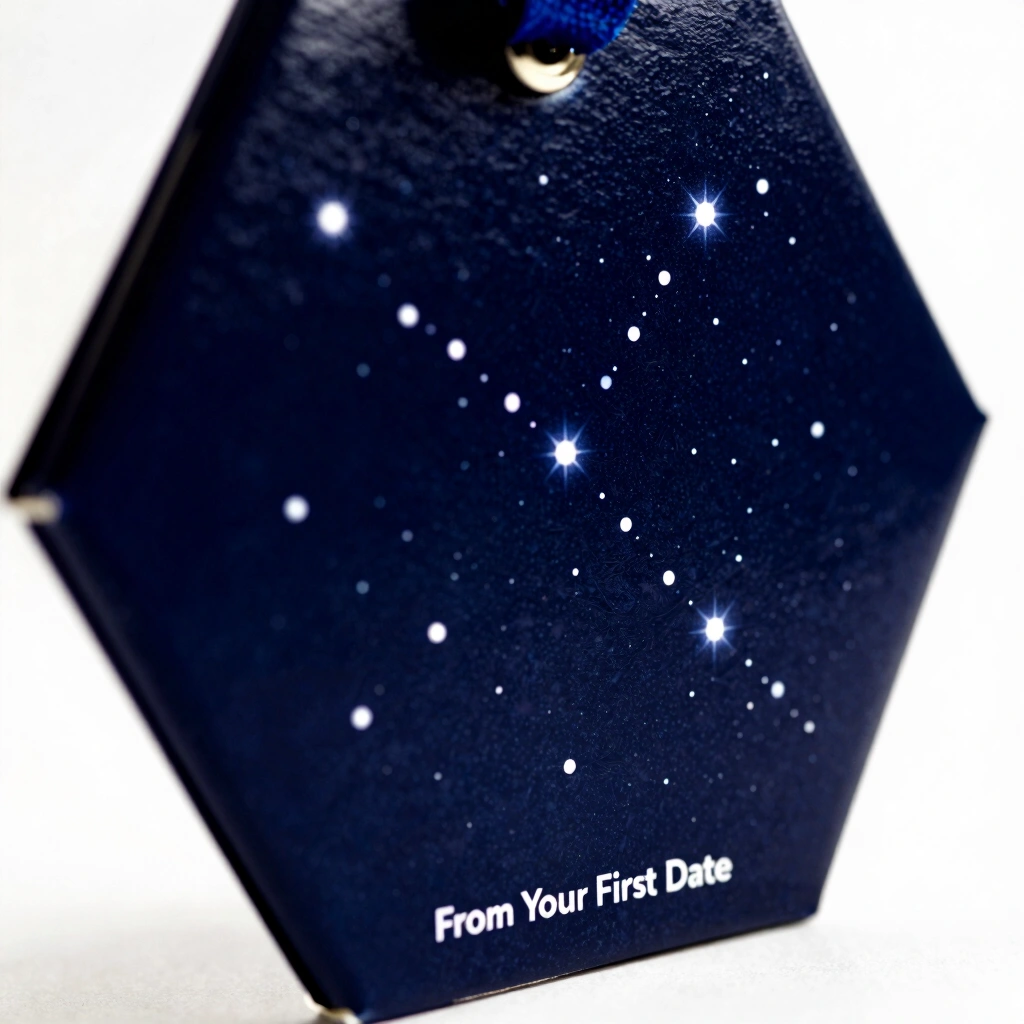 2. Custom Star Map From Your First Date