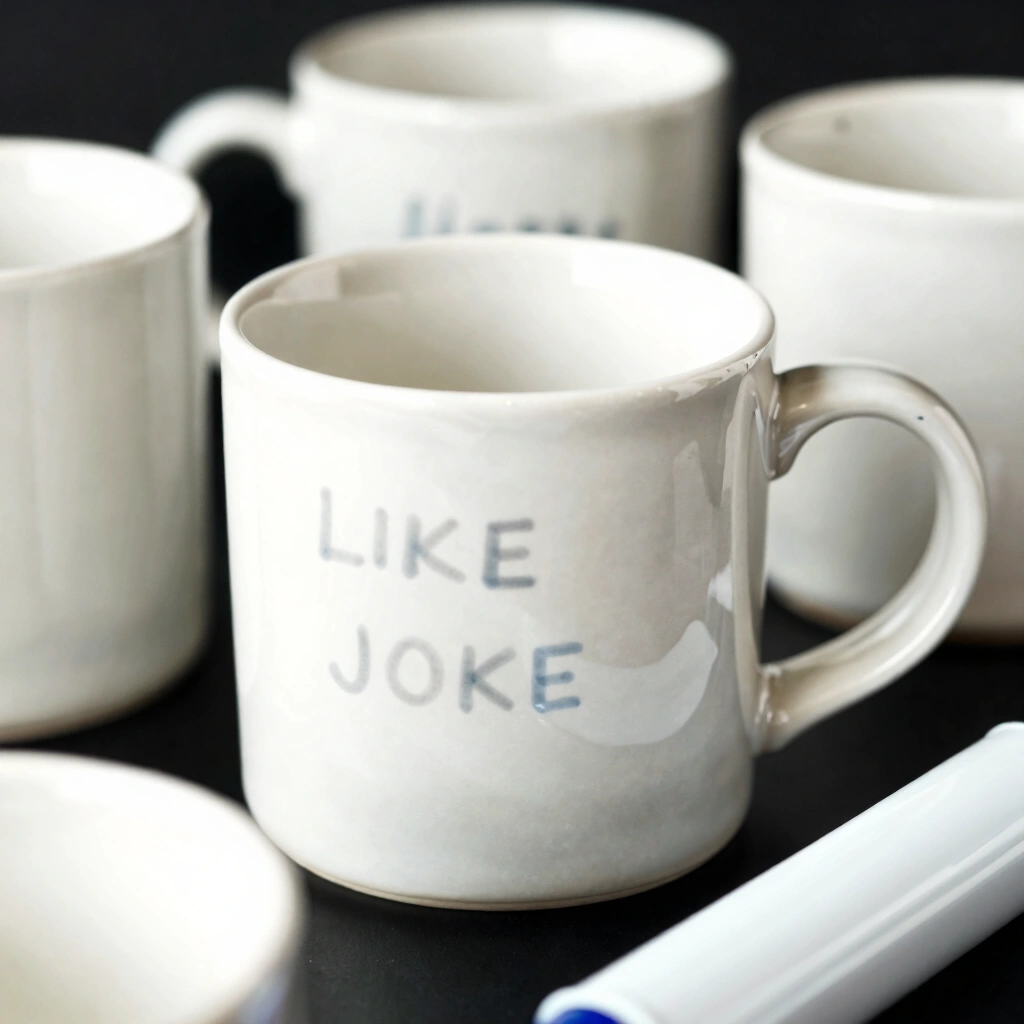 6. Hand-Painted Mug With Inside Joke