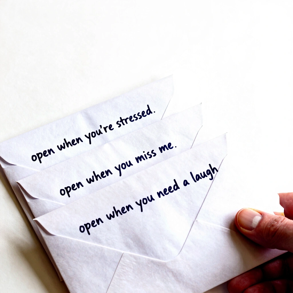 17. Handwritten "Open When" Envelope Set