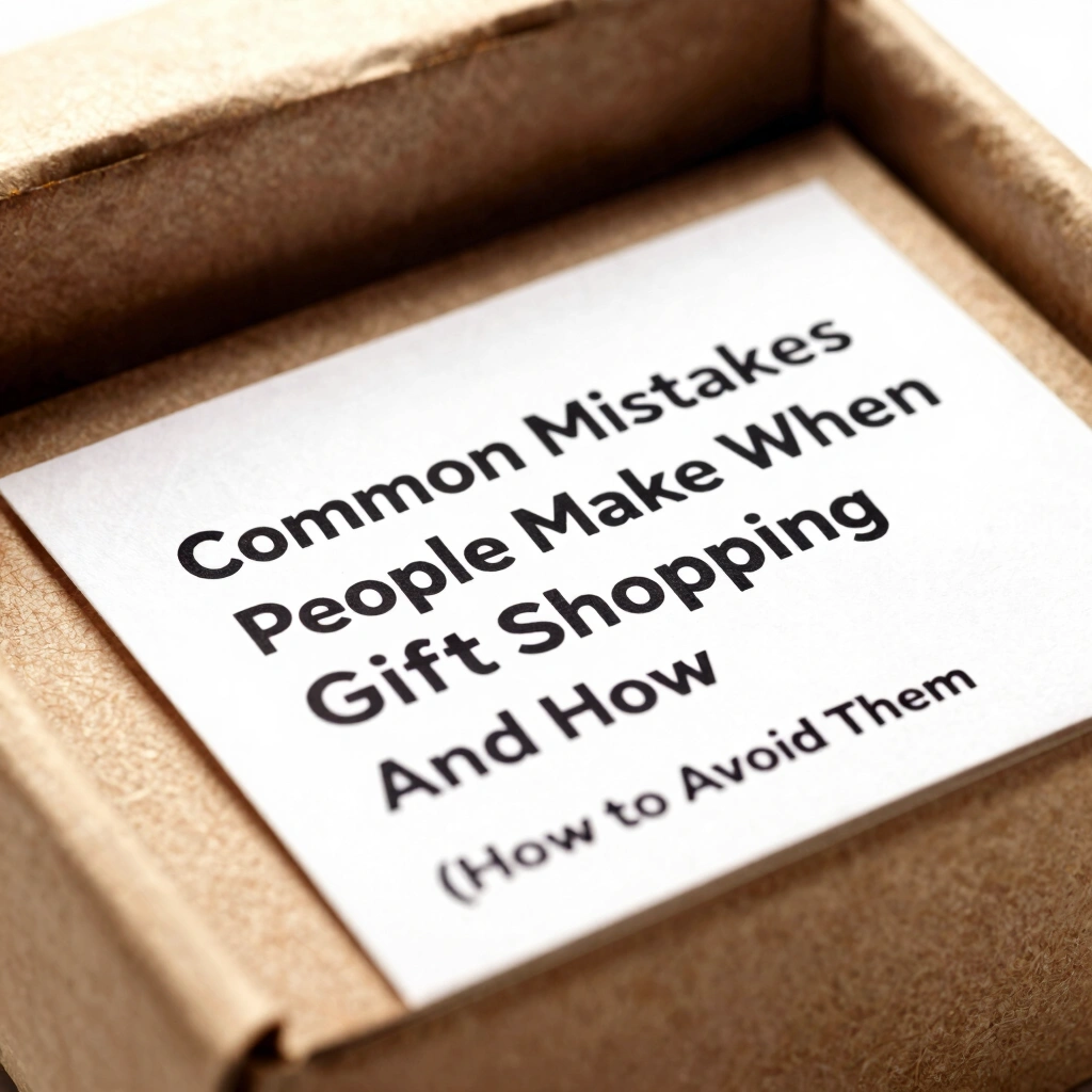 Common Mistakes People Make When Gift Shopping (And How to Avoid Them)