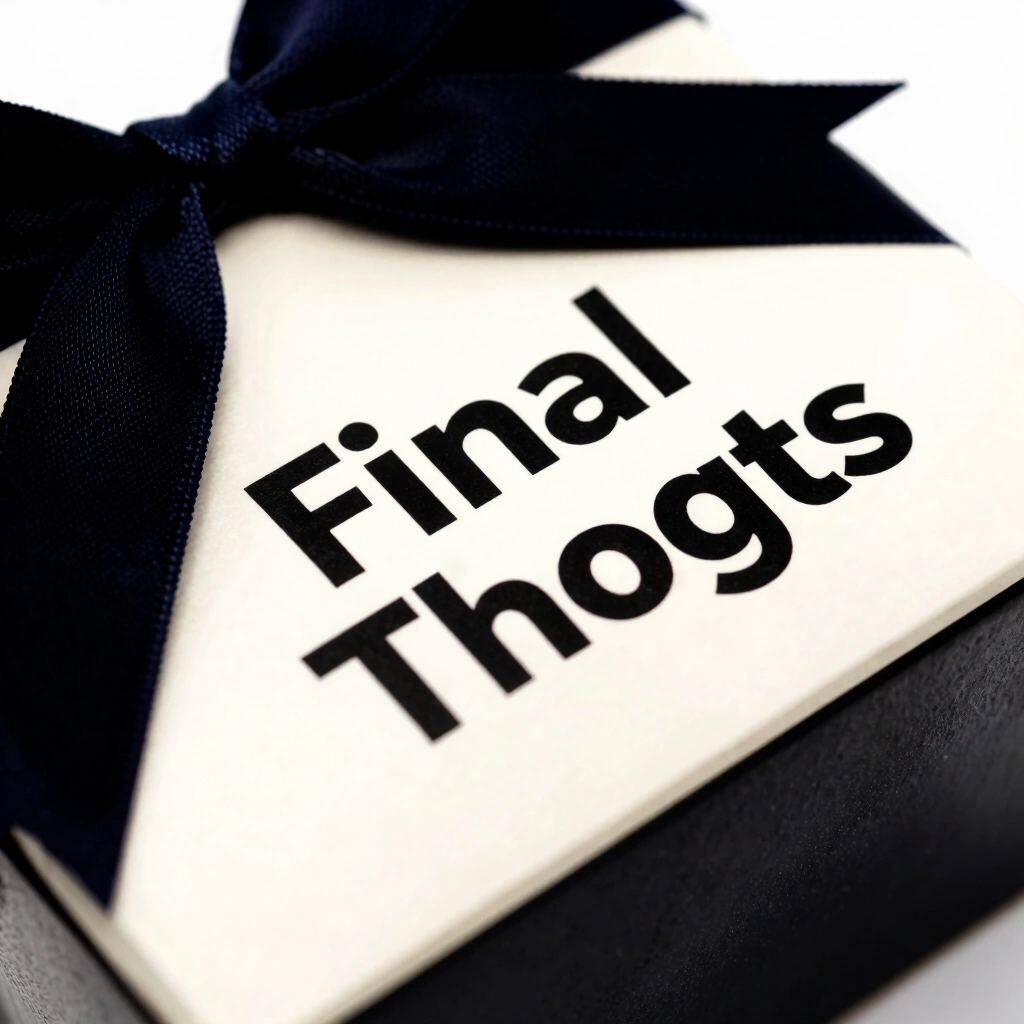 Final Thoughts