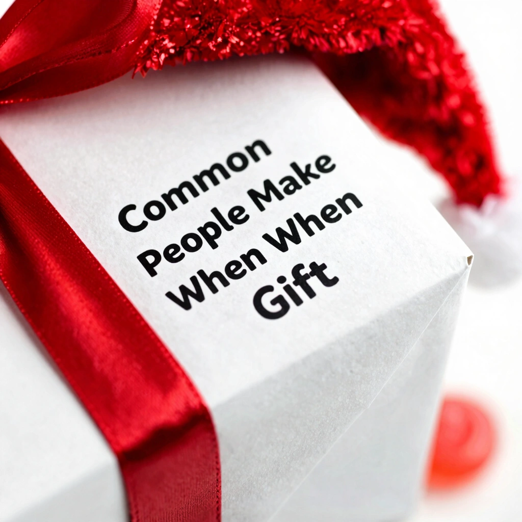 Common Mistakes People Make When Gift Shopping