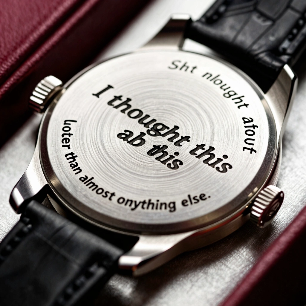 3. Engraved Watch