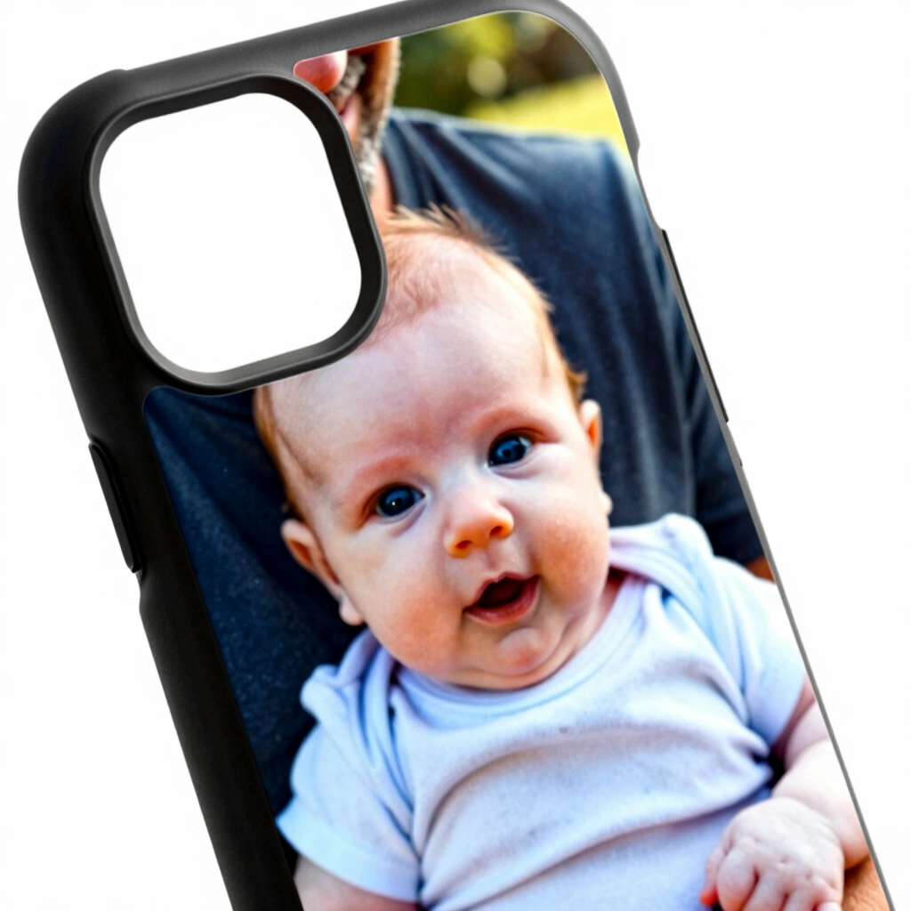 11. Personalized Phone Case with Baby's Photo