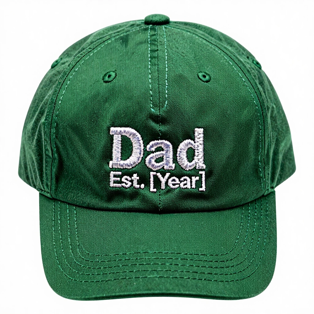 12. "Dad Est. [Year]" Hat or Cap