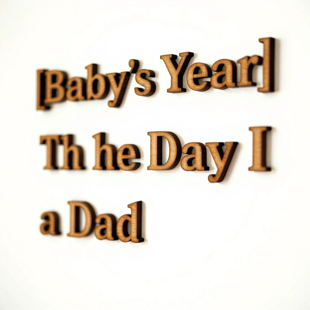 14. Custom Wooden Sign for Nursery or Office