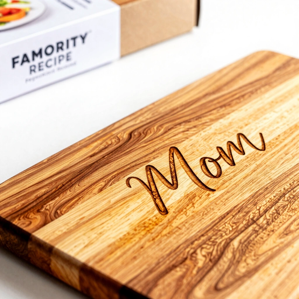 12. A Personalized Recipe Cutting Board
