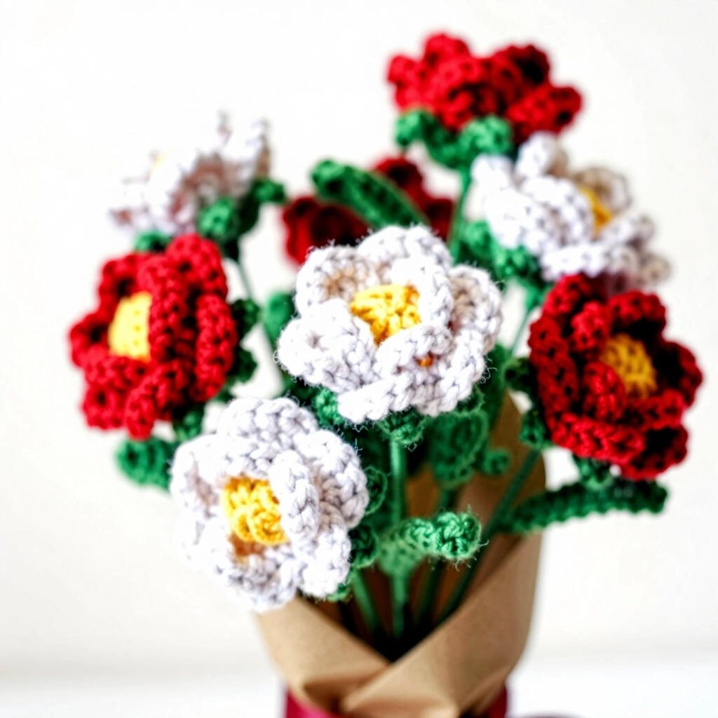 1. Crochet Flower Bouquet