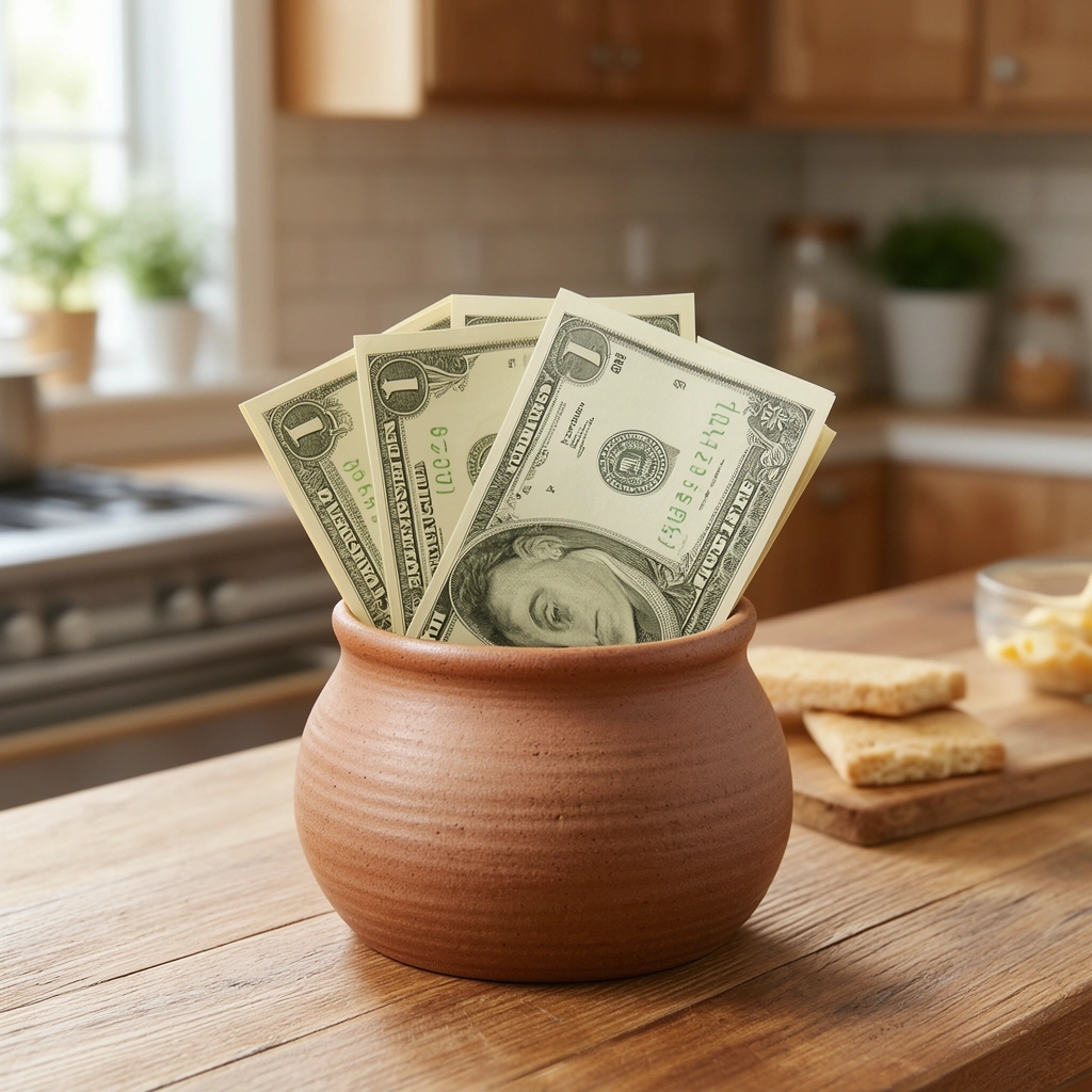 10. Cash in a Creative Container